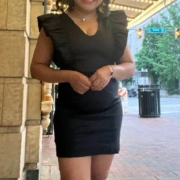 DO+BE black cocktail dress size L Large - Picture 1 of 7